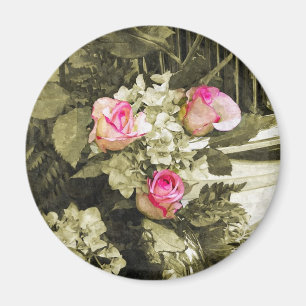 Hochzeitsstrauß im Vintage-Stil Magnet