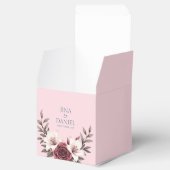 Hochzeitssuite mit Blumen (pink) Geschenkschachtel (Geöffnet)