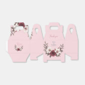 Hochzeitssuite mit Blumen (pink) Geschenkschachtel (Ungefaltet)