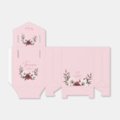 Hochzeitssuite mit Blumen (pink) Geschenkschachtel (Ungefaltet)