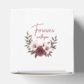 Hochzeitssuite mit Blumen (Weiß) Geschenkschachtel (Oben)