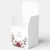 Hochzeitssuite mit Blumen (Weiß) Geschenkschachtel (Geöffnet)