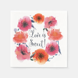 Hochzeitssuite Napkins für Wasserfarben Serviette