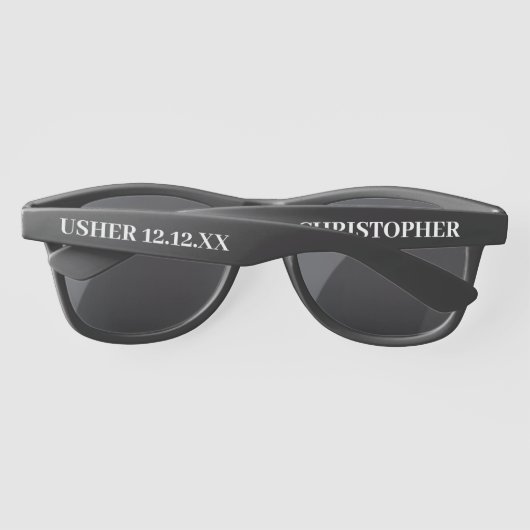 Hochzeitssungbrille (Rückseite)