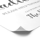 Hochzeitssymbol - Damenbäder Poster (Ecke)