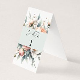 Hochzeitssymbol für Tischnummer