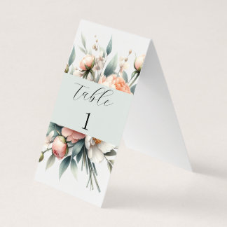 Hochzeitssymbol für Tischnummer