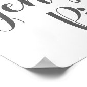 Hochzeitssymbol - Unterschreiben Sie unser Jenga P Poster (Ecke)