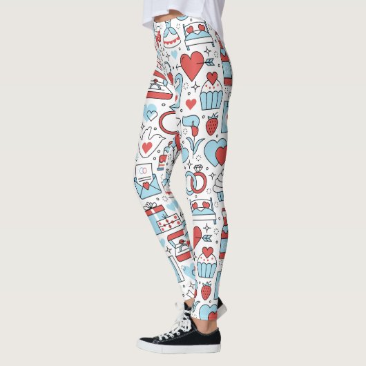 Hochzeitssymbole Leggings (Links)