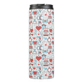 Hochzeitssymbole Thermosbecher (Rückseite)