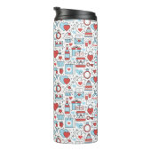 Hochzeitssymbole Thermosbecher (Nach rechts gedreht)