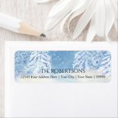 Hochzeitsszenarien für moderne, schneebedeckte Bäu (Insitu)