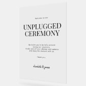 Hochzeitsszenario - Akronylic-Zeichen Acrylschild (Winkel)