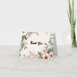 Hochzeitsszenario boho Brautparty Dankeskarte