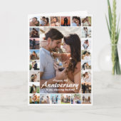 Hochzeitsszenario Custom Collage | FOTO Karte (Vorderseite)