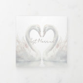 Hochzeitsszenario Dreifach Gefaltete Ankündigung (Cover)