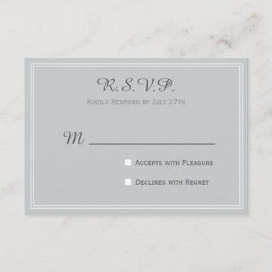 Hochzeitsszenario für Staat-Liebe-Sammlung RSVP Karte