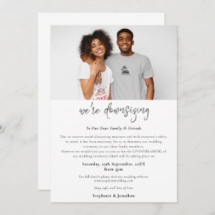 Hochzeitsszenario - Modernes Foto Ankündigung