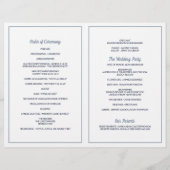 Hochzeitsszenario - Modernes Pinselskript - dumme (Rückseite)