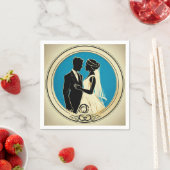 Hochzeitsszenario Serviette (Beispiel)