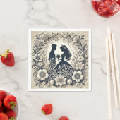 Hochzeitsszenario Serviette (Beispiel)