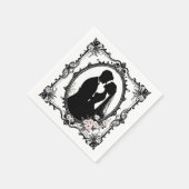 Hochzeitsszenario Serviette (Ecke)