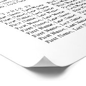 Hochzeitstabelle für Bohemische Wildblume Poster (Ecke)