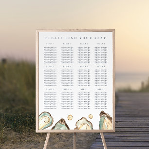 Hochzeitstabelle für Küstenwache Poster