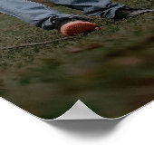 Hochzeitstabelle mit bearbeitbarem Foto Poster (Ecke)