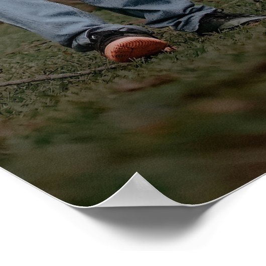 Hochzeitstabelle mit bearbeitbarem Foto Poster (Ecke)