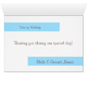 Hochzeitstabelle # Vorlage für die Platzkarte (Innenansicht Horizontal (Unten))