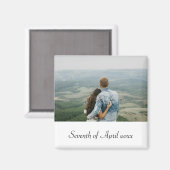 Hochzeitstaendmagnet für ein Foto Magnet (Vorderseite/Rückseite)