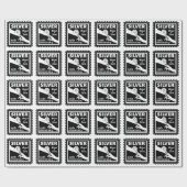 Hochzeitstag 25 Jahre Silber Geschenkpapier (Flach)