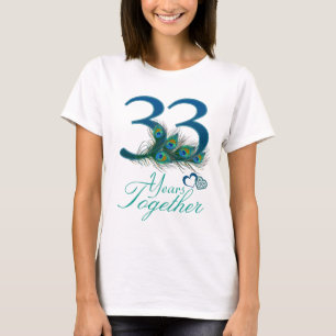Hochzeitstag / 33 / 33. / Nummer 33 T-Shirt