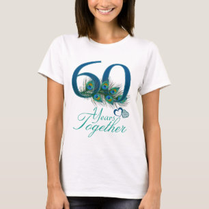 Hochzeitstag/60/60./Nr. 60 T-Shirt