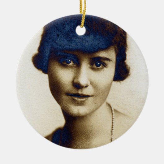 Hochzeitstag Alices Marion McPherrin 1917 Keramik Ornament (Vorne)