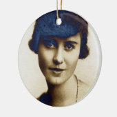 Hochzeitstag Alices Marion McPherrin 1917 Keramik Ornament (Links)