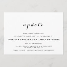 Hochzeitstag-Aufschiebung