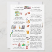 Hochzeitstag | Austin, Texas Einladung (Rückseite)