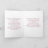 Hochzeitstag bis Verlobte Warum Liebe? Karte (Innenseite)