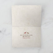 Hochzeitstag Cashewnüsse Karte (Innenseite)