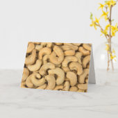Hochzeitstag Cashewnüsse Karte (Gelbe Blume)