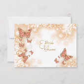 Hochzeitstag der Korallenpfirsichgolden Verlobung Einladung (Vorderseite)
