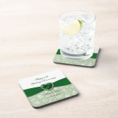 Hochzeitstag des Damast-55. Untersetzer (Rechte Seite)