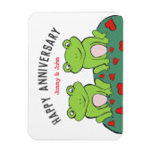 Hochzeitstag des Froschpaares Magnet (Vertikal)