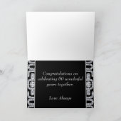 Hochzeitstag des Jubliäum-60. Karte (Innenseite)