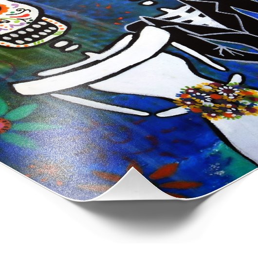 Hochzeitstag des Toten Gemäldes Fotodruck (Ecke)