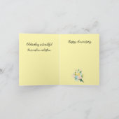 Hochzeitstag : Eine Liebe-Geschichte Karte (Innenseite)