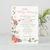 Hochzeitstag Einladung (Stehend Vorderseite)