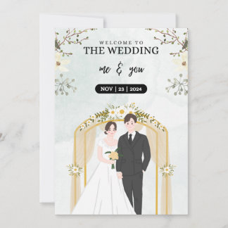 Hochzeitstag Einladung